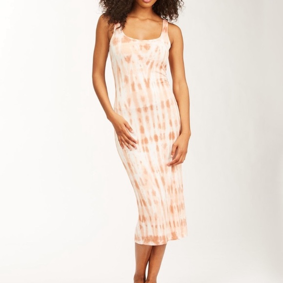 Billabong Dresses & Skirts - Nwt Billabong Warm Waves Midi Dress orange tie dye size L